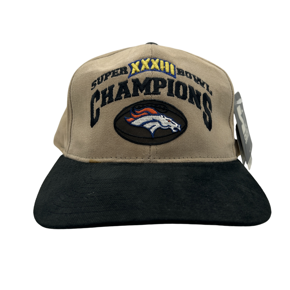 Vintage Denver Broncos Hat Cap Strap Back NFL Football Starter 1999 Super Bowl